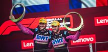 Esteban Ocon et Pierre Gasly sur le podium au Brésil !